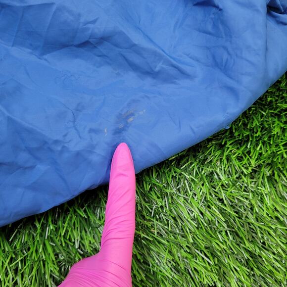 Vintage 80s Starter Coach Jacket Large 24x27 Blue - Picture 4 of 15